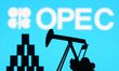 OPEC (Organization of the Petroleum Exporting Countries) organization logo and miniature m...