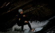 People at the Englischer Garten, on August 15 ,2021 in Munich ,Germany. The Eisbach is an...
