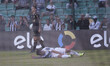 Florianópolis/SC - 07/19/2015 - Norberto from Coritiba let field injured, from 14th round...