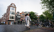 View of the concentric canals of Amsterdam, Netherlands, on August 19, 2021. They are a se...