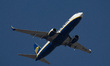 A Boeing 737-800 aircraft of the low cost budget carrier Ryanair as seen landing at Thessa...