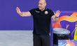Belarus head coach Nico gestures during the FIFA Beach Soccer World Cup Russia 2021 Group...