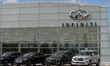 New Infiniti cars parked outside an Infiniti dealership in South Edmonton.On Tuesday, 23...