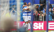   QPR's Yoann Barbet celebrates his goal during the Sky Bet Championship match between Que...