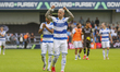    QPR’s Jordy de Wijs celebrates with the crowd after the Sky Bet Championship match betw...