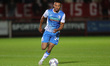 Barrow's Remeao Hutton during the EFL Trophy match between Accrington Stanley and Barrow a...