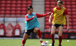 Maria Farrugia of Sunderland warms up during the FA Women's Championship match between Sun...