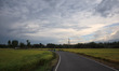 A woman walks on a street during cloudy weather in Srinagar, Indian Administered Kashmir o...