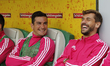 Simone Padoin and Fernando Llorente before the friendly match between Juventus FC and Boru...
