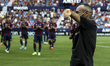  Paralympic player Ricardo Ten shows his bronze medal    before  La liga  match between Le...