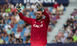 Stole Dimitrievski of Rayo Vallecano during La liga  match between Levante UD and Rayo Val...