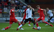 Oldham Athletic's Hallam Hope during the Sky Bet League 2 match between Leyton Orient and...