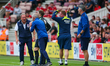  Middlesbrough Manager Neil Warnock shouts at the 4th official following a delay in a Midd...