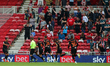 Blackpool Players celebrate Blackpool's Marvin Ekpiteta’s goal   during the Sky Bet Champi...