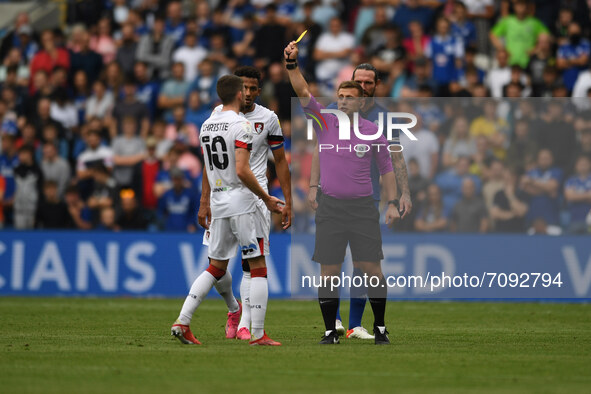Ryan Christie during the Sky Bet Championship match between Cardiff City and AFC Bournemouth at Cardiff City Stadium on September 18, 2021 i...