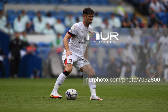 Gary Cahill during the Sky Bet Championship match between Cardiff City and AFC Bournemouth at Cardiff City Stadium on September 18, 2021 in...