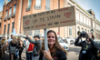Protesters mostly against coronameasures at the "Plein" in The Hague , on September 21, 20...