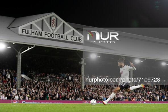 // // // during the Carabao Cup match between Fulham and Leeds United at Craven Cottage, London on Tuesday 21st September 2021.  