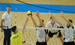 Block by Mads Keyd Jensen - Verona Volley during the Volleyball Test Match Verona Volley v...