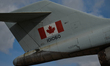 Deatails of McDonnell Douglas CF-101 Voodoo seen in front of the Alberta Aviation Museum i...