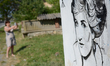 The portrait of Lady Diana in the village of Staro Jelezare, Plovdiv, Bulgaria On August 1...