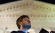 Palermo, March 31, 2014 - Alessandro Di Battista, 35, holding his iPad. Five Star Movement...