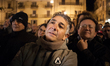 Palermo, March 31, 2014 - A man in Palermo is listening to Five Star Movement's deputy Ale...