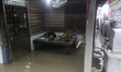 Oct 4, 2021, Villagers in Koh Kret have their dogs sleep on high ground to escape flooding...