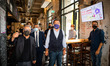 Lega political party leader Matteo Salvini visits the Mercato Centrale Milano at Central S...
