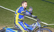 Connor Mountain  on the pre match parade during the SGB Premiership Play off Semi-Final S...