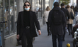 A man wearing a face mask is seen on 08 October, 2021 in Warsaw, Poland. Poland has seen a...