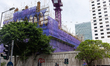 Bank Of American Tower and construction  in Hong Kong  in Hong Kong, China, on October 12,...