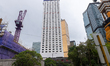 Bank Of American Tower and construction  in Hong Kong  in Hong Kong, China, on October 12,...