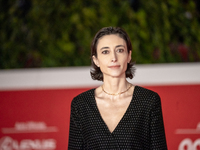 Elena Lietti attends the red carpet of the movie "L'Arminuta" during the 16th Rome Film Fest 2021 on October 15, 2021 in Rome, Italy.  (
