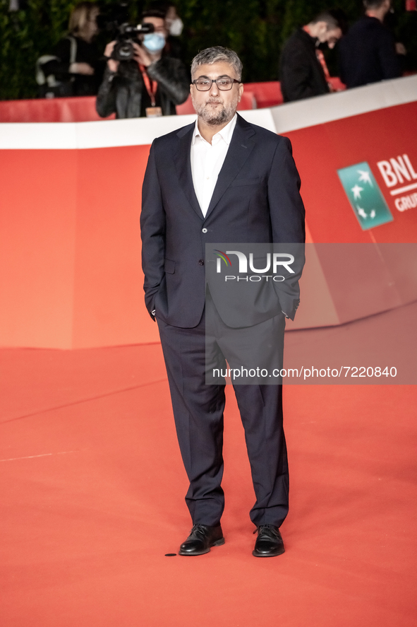 Director Giuseppe Bonito attends the red carpet of the movie "L'Arminuta" during the 16th Rome Film Fest 2021 on October 15, 2021 in Rome, I...