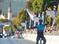 Samuele Battistella of Italy and Astana - Premier Tech team wins the 2021 edition of the Veneto Classic, the 207km pro cycling race from Ven...