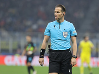 Referee Danny Makkelie in action during the UEFA Champions League 2021/22 Group Stage - Group D football match between FC Internazionale and...