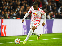 Nordi MUKIELE of RB Leipzig during the UEFA Champions League, Group A football match between Paris Saint-Germain and RB Leipzig on October 1...