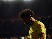 Mohamed Salah during UEFA Champions League match between Atletico de Madrid and Liverpool FC at Wanda Metropolitano on October 19, 2021 in M...