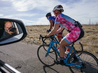 Disabled veteran and first responder cyclists are seen as they participate in Project Hero’s California Challenge — a week-long bicycle ride...