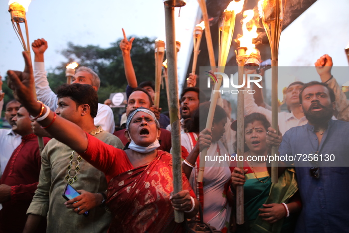 Protest in Bangladesh over religious violence
