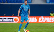 Artem Dzyuba of Zenit St. Petersburg in action during the Russian Premier League match bet...