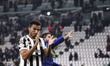 Juventus defender Danilo (6) celebrates victory after the Uefa Champions League group stag...