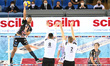 Attack of Gabi Garcia Fernandez #1 (Cucine Lube Civitanova) during the Volleyball Italian...