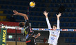 Attack of Ricardo Lucarelli Santos De Souza #8 (Cucine Lube Civitanova) during the Volleyb...