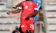 Christian Oulai Kouan (AC Perugia Calcio 1905) and Alessandro Bellemo (Como 1907) header d...