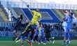 Como 1907 players celebrate after the victory during the Italian Football Championship Lea...