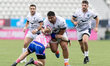 Titi Lamoisitele of Montpellier Herault in action during the Top 14 match between Stade Fr...