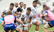 Alexandre Becognee of Montpellier Herault in action during the Top 14 match between Stade...