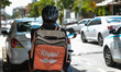 Rappi courier seen in the center of Playa Del Carmen.On Saturday, 6 November 2021, in Pla...